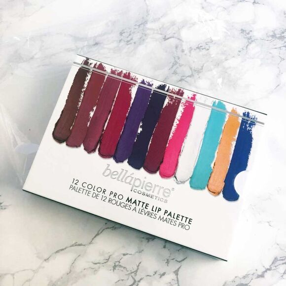 NIB 12 Color Pro Matte Lip Color Palette - BellaPierre Cosmetics - Picture 5 of 10